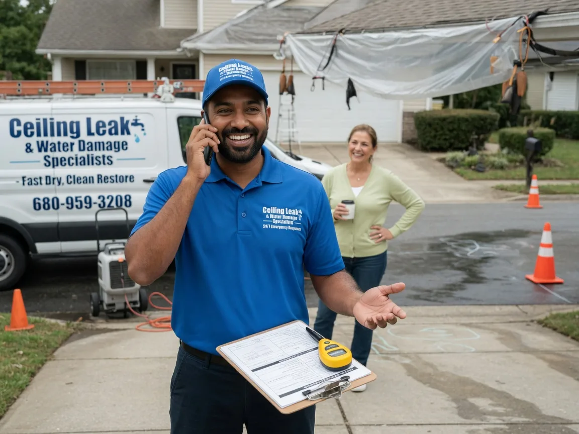 Ceiling Leak Cleanup Gause, TX FAQs